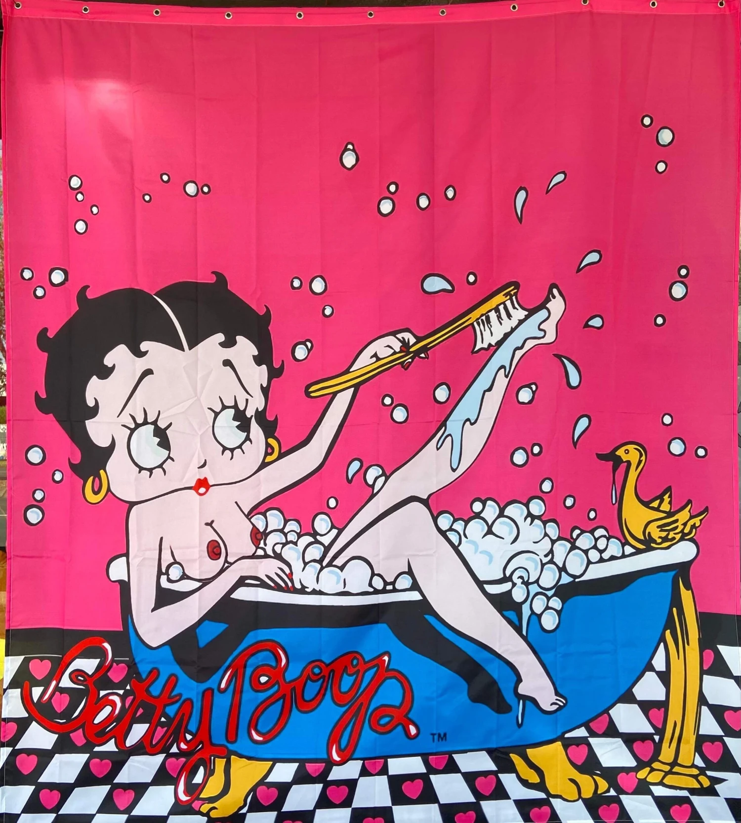 Betty Boop - Back Drop - Curtain - Wall Hanging — Inacoma 3 Betty Boop - Back Drop - Curtain - Wall Hanging — Inacoma