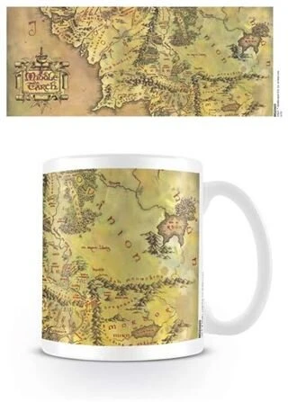 THE LORD OF THE RINGS - MIDDLE EARTH MUG — Inacoma 3 THE LORD OF THE RINGS - MIDDLE EARTH MUG — Inacoma