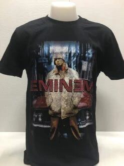EMINEM - MARSHALL MATHERS RED CAR T SHIRT (MEDIUM ONLY) — Inacoma