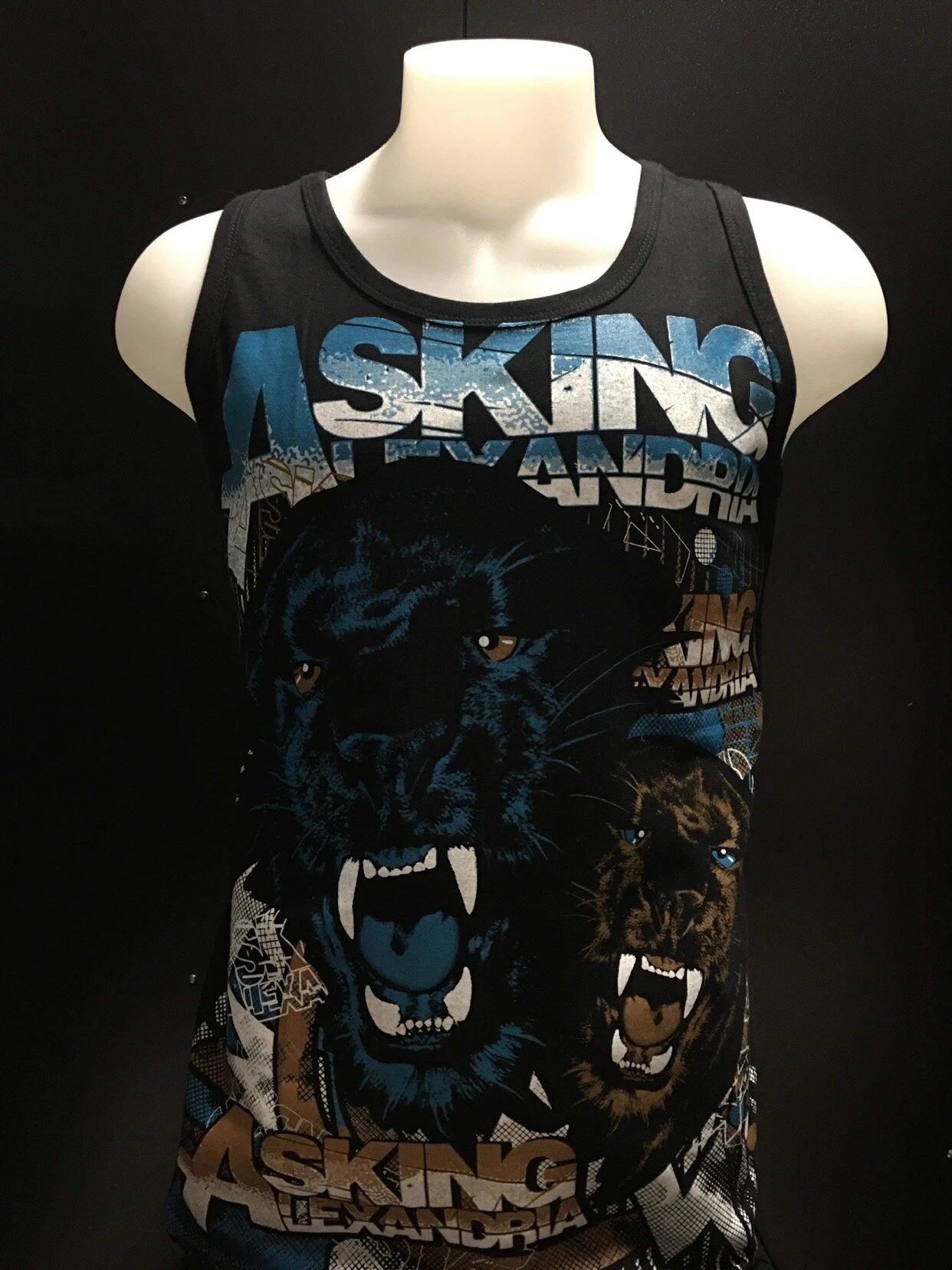 Asking Alexandria - Panther Tank Top — Inacoma 3 Asking Alexandria - Panther Tank Top — Inacoma