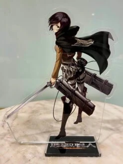 Attack On Titan Mikasa Ackerman - Acrylic Stand - Cake Topper / Desk Stand — Inacoma