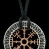 Niu Heimar Vegvisir Pendant By Alchemy — Inacoma 2 Niu Heimar Vegvisir Pendant By Alchemy — Inacoma -Inacoma 2D FS20840 Alchemy Gothic Halskette Niu Heimar Vegvisir 3