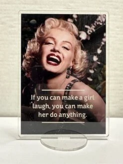 Marilyn Monroe - Acrylic Stand - Cake Topper / Desk Stand — Inacoma