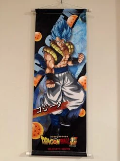 DRAGO BALL SUPER Super Gogeta God - TEXTILE SCROLL POSTERS — Inacoma