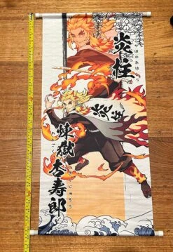 Demon Slayer Kyōjurō Rengoku - TEXTILE SCROLL POSTERS — Inacoma -Inacoma 341529358 953617959001117 3617370513762785381 n