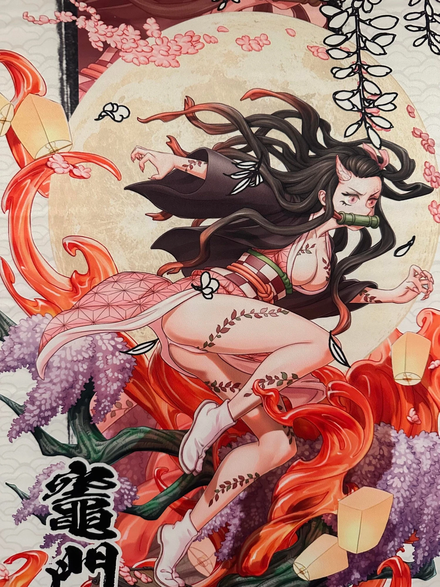 Demon Slayer Nezuko Kamado - TEXTILE SCROLL POSTERS — Inacoma 4 Demon Slayer Nezuko Kamado - TEXTILE SCROLL POSTERS — Inacoma - Image 2