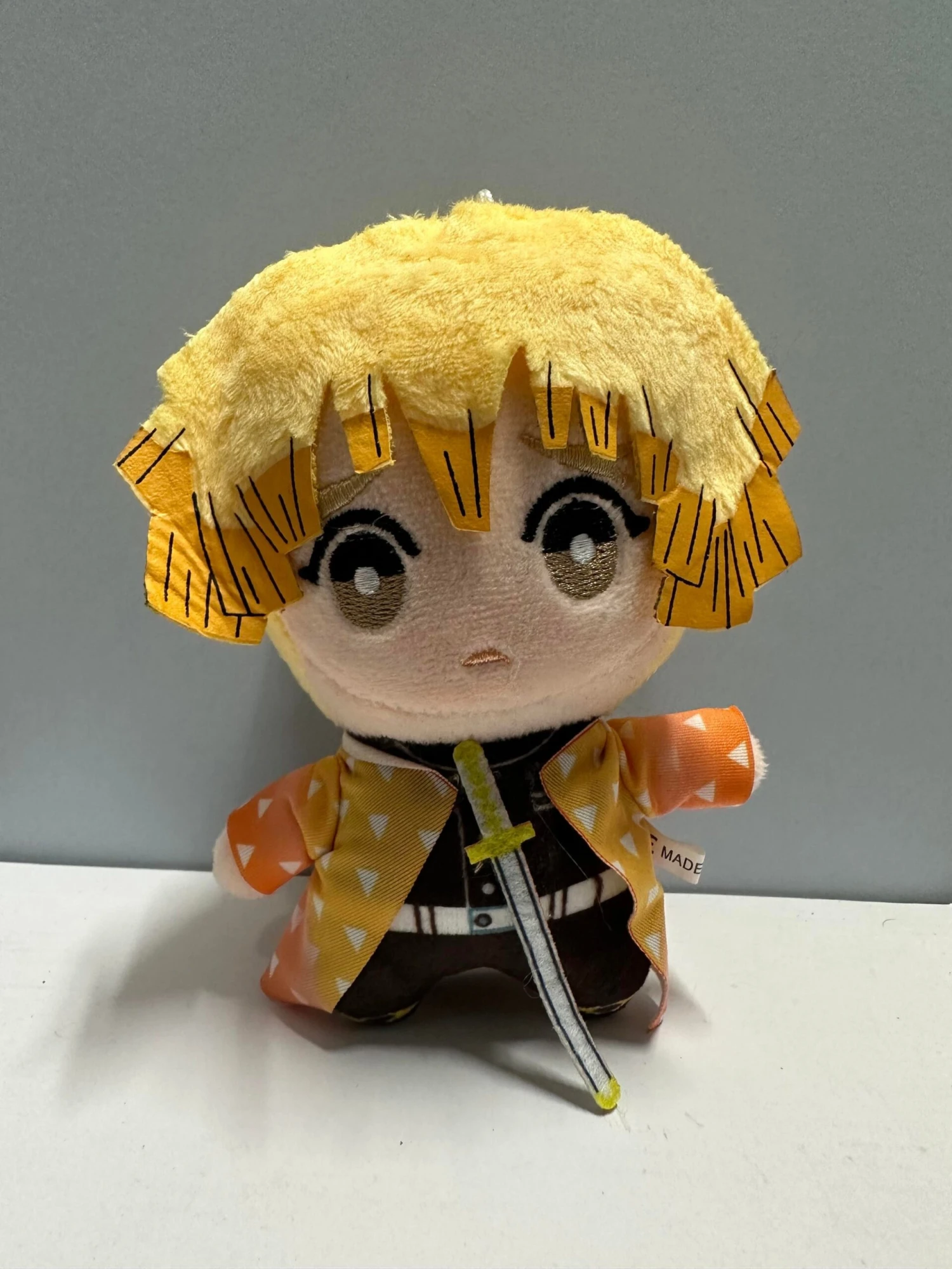 Demon Slayer Zenitsu Agatsuma - Keyring/Hanging Plush — Inacoma 3 Demon Slayer Zenitsu Agatsuma - Keyring/Hanging Plush — Inacoma