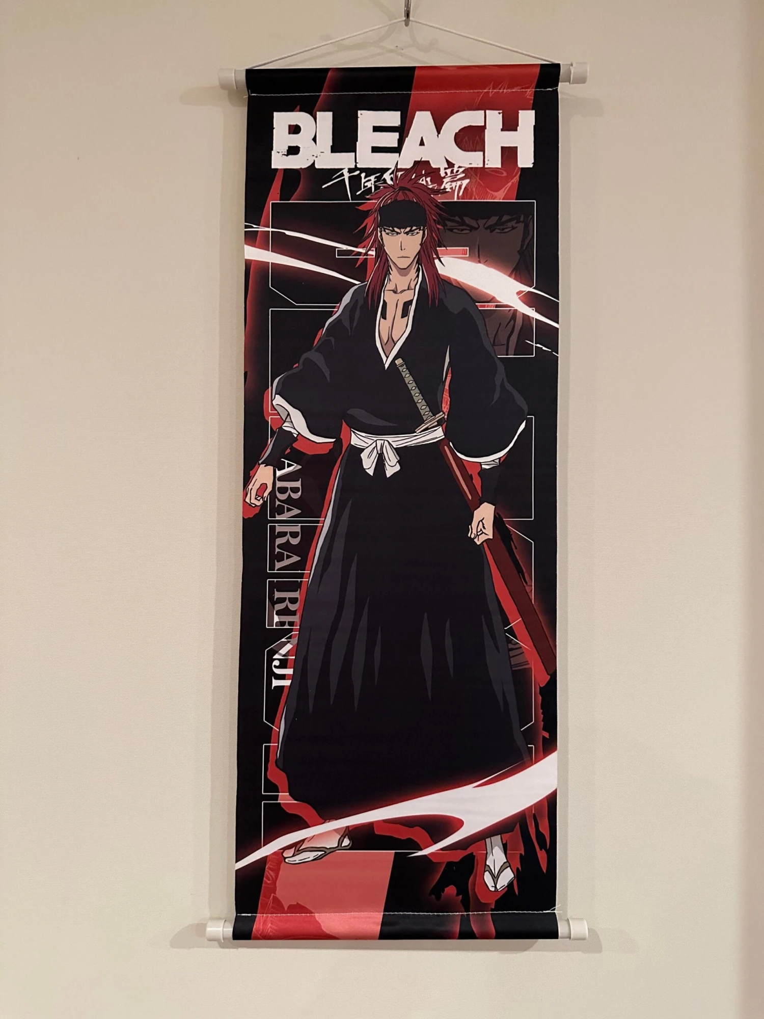 BLEACH Renji Abarai - TEXTILE SCROLL POSTERS — Inacoma 3 BLEACH Renji Abarai - TEXTILE SCROLL POSTERS — Inacoma