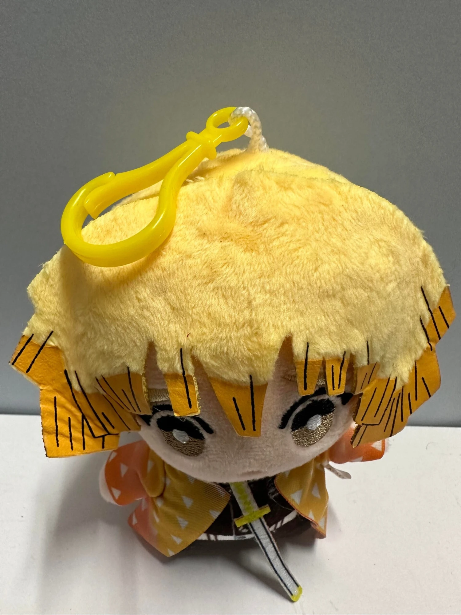 Demon Slayer Zenitsu Agatsuma - Keyring/Hanging Plush — Inacoma 5 Demon Slayer Zenitsu Agatsuma - Keyring/Hanging Plush — Inacoma - Image 3