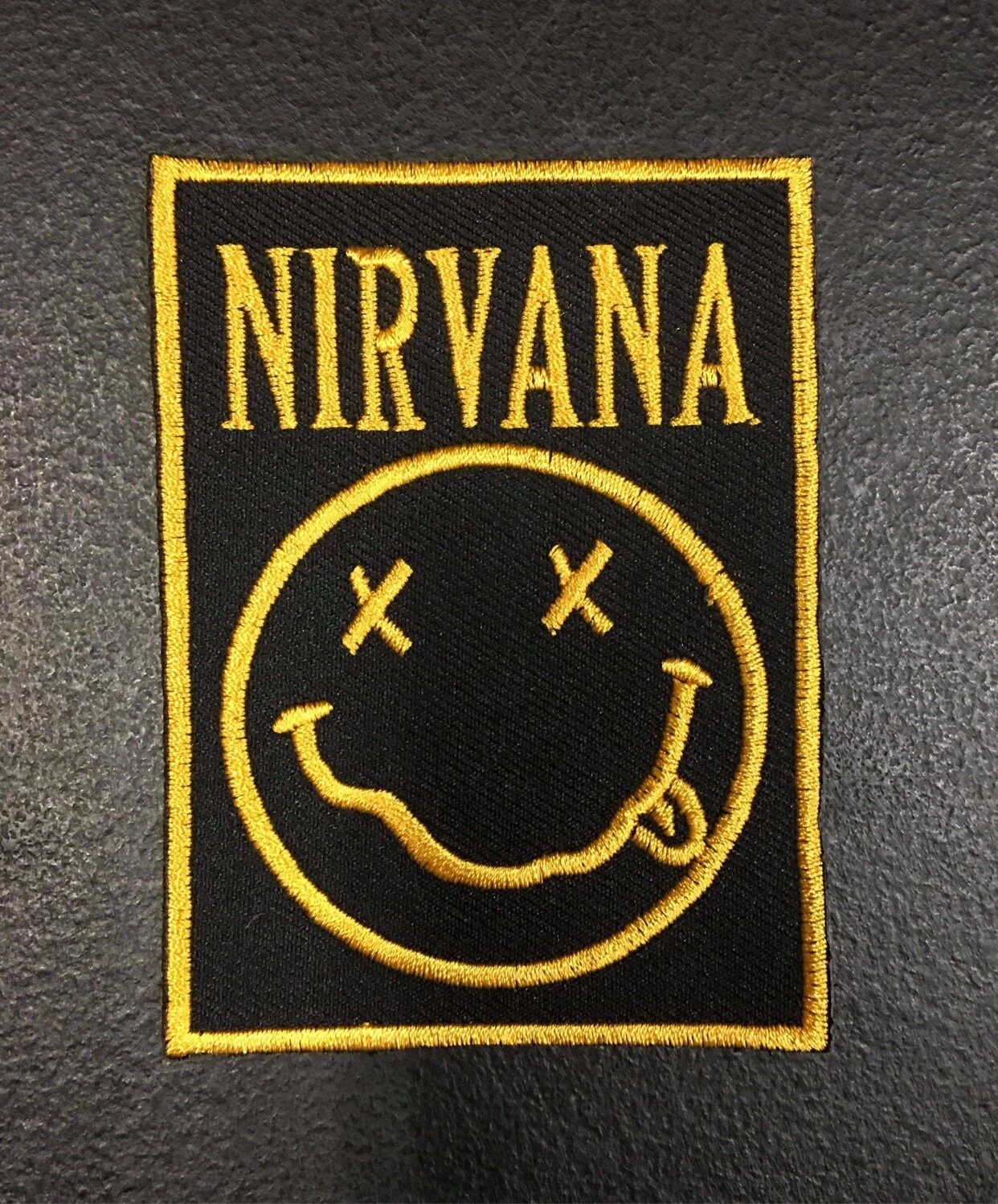 Nirvana - Rectangular Iron/Sew On Patch — Inacoma 3 Nirvana - Rectangular Iron/Sew On Patch — Inacoma