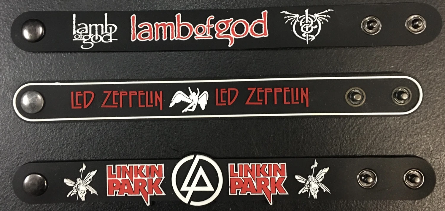 “L” MUSIC WRIST BANDS — Inacoma 3 “L” MUSIC WRIST BANDS — Inacoma