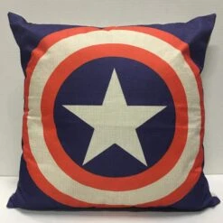 Captains American Shield - Canvas Pillow — Inacoma