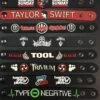 “T” MUSIC WRIST BANDS — Inacoma -Inacoma 49DB9B7D 3B98 4A53 81CD B2922DB823A8