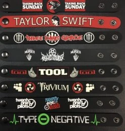 “T” MUSIC WRIST BANDS — Inacoma