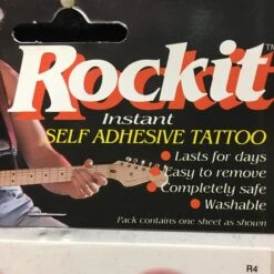 ROCKIT Temporary Tattoo Waterproof Iron Maiden 1993 (Removable) VINTAGE — Inacoma -Inacoma 5DB8393A 1B3E 4289 960D ECC2065985F4