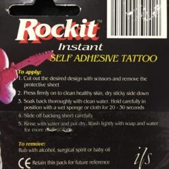 ROCKIT Temporary Tattoo Waterproof WASP 1990 (Removable) VINTAGE — Inacoma -Inacoma 5FEAB0A2 4B91 4193 925D 814A92C3F79D
