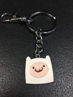 Adventure Time - Finn The Human Face Keyring — Inacoma