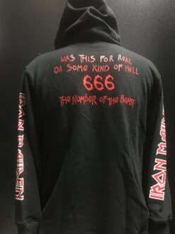 IRON MAIDEN - NUMBER OF THE BEAST HOODIE — Inacoma -Inacoma 67E2CAEC BB9F 457E BC0C 8354FA5B0AB6