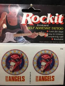 ROCKIT Temporary Tattoo Waterproof Little Angels 1990 (Removable) VINTAGE — Inacoma