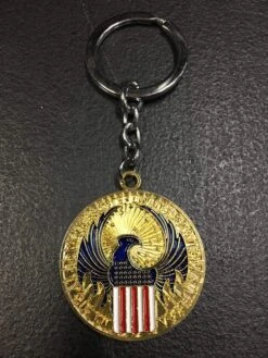 Fantastic Beasts And Where To Find Them - Crest Metal Keyring — Inacoma