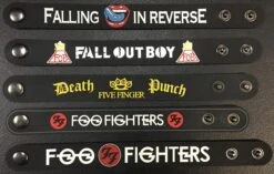 “F” MUSIC WRIST BANDS — Inacoma