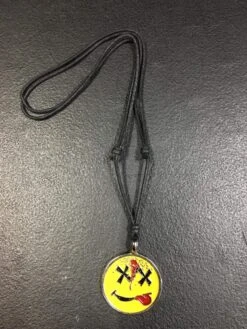 Smiley With Gunshot - Necklace — Inacoma