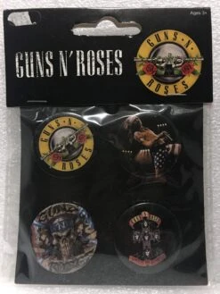 Guns ‘N’ Roses - 4 Badges Set — Inacoma