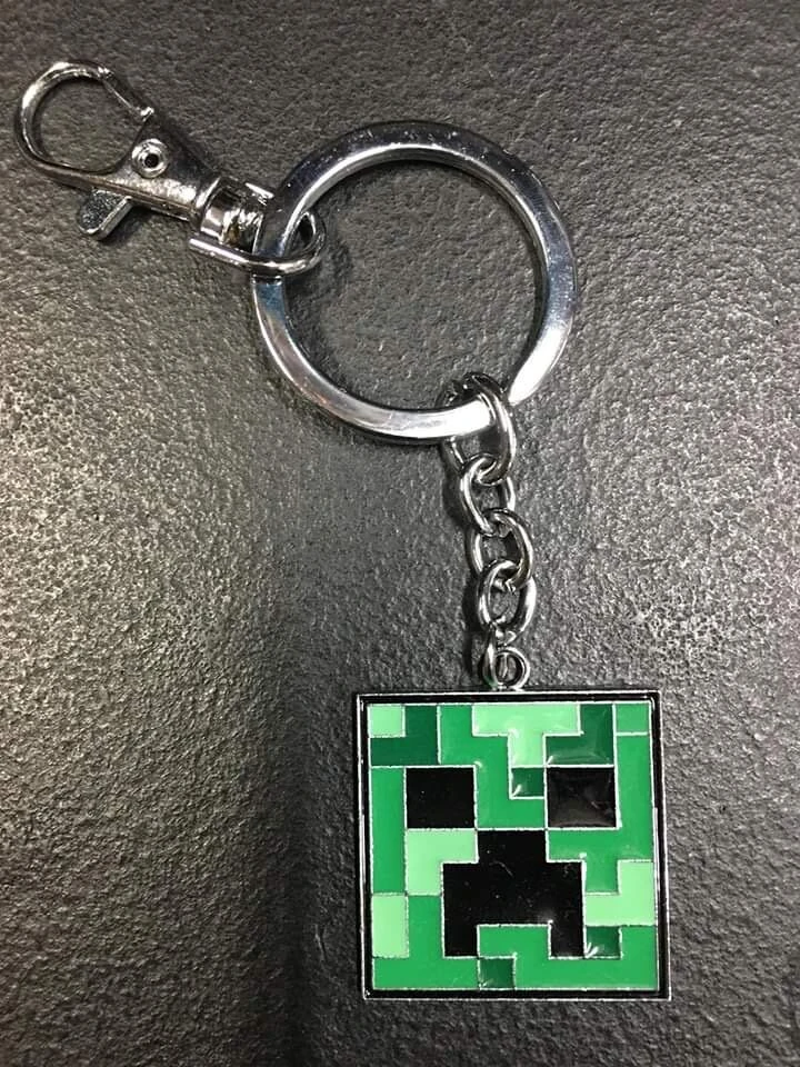 Minecraft - Creeper Head Keyring — Inacoma 4 Minecraft - Creeper Head Keyring — Inacoma - Image 2