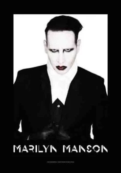 MARILYN MANSON TEXTILE POSTER - PALE EMEROR — Inacoma