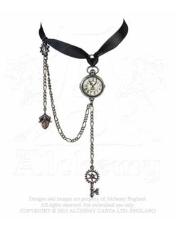 Alchemy Uncle Albert's Timepiece Choker Pendant — Inacoma