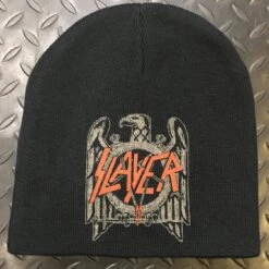Slayer (Logo) Double Printed Beanie — Inacoma -Inacoma D628BF15 B499 4793 A82B AFDF727FF8C4