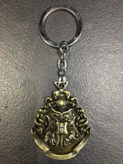 Harry Potter - Hogwarts Logo Metal Keyring — Inacoma -Inacoma E76655B3 713A 489C 864F 222F57E85480