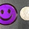 Purple Reflective Smiley Sew On Patch — Inacoma -Inacoma E8E70B5C 4182 490B B5D0 9E0753B9371F