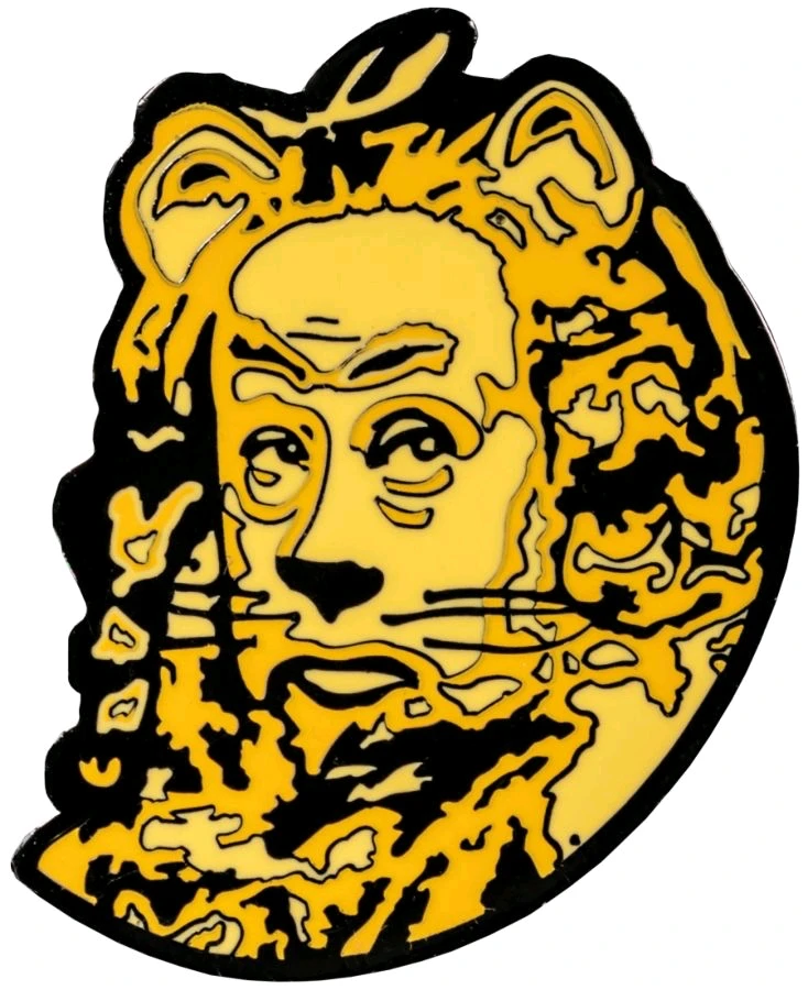 Wizard Of Oz - Cowardly Lion Enamel Pin — Inacoma 3 Wizard Of Oz - Cowardly Lion Enamel Pin — Inacoma
