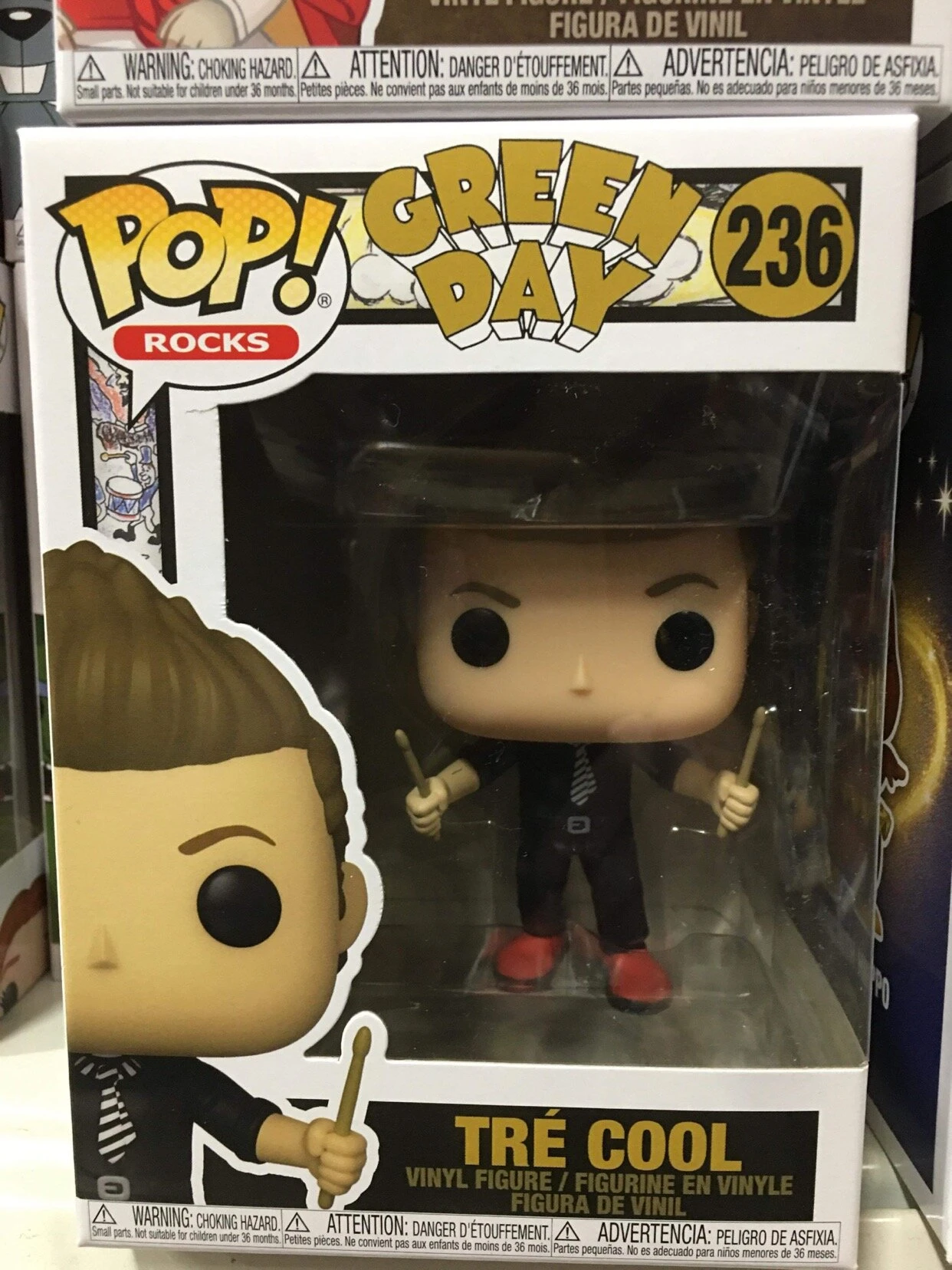 Green Day - Tre Cool Funko Pop! Vinyl 236 — Inacoma 4 Green Day - Tre Cool Funko Pop! Vinyl 236 — Inacoma - Image 2