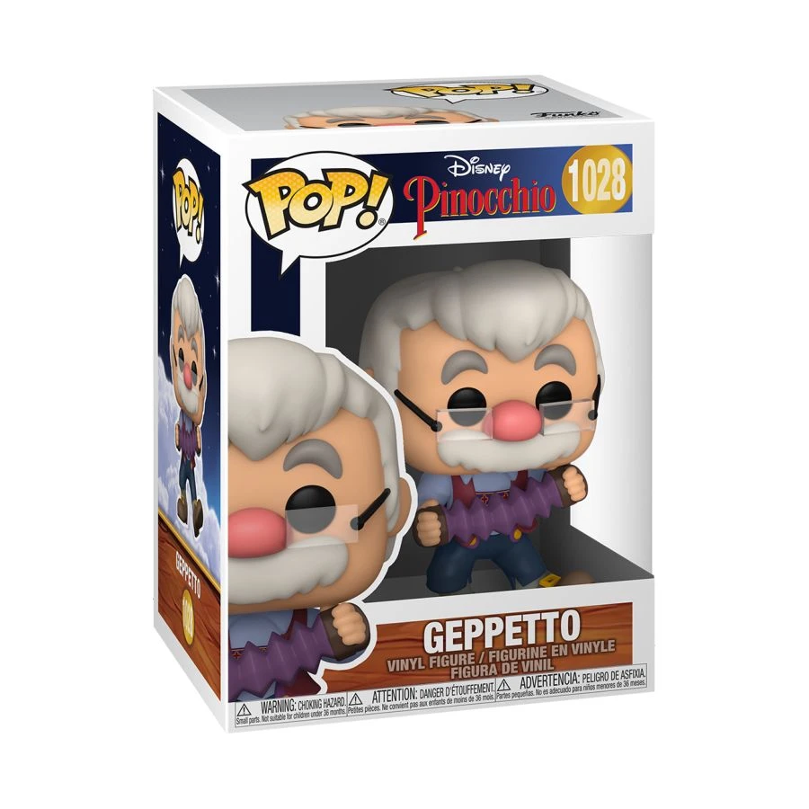 Pinocchio - Gepetto With Accordion 80th Anniversary Pop! Vinyl — Inacoma 3 Pinocchio - Gepetto With Accordion 80th Anniversary Pop! Vinyl — Inacoma