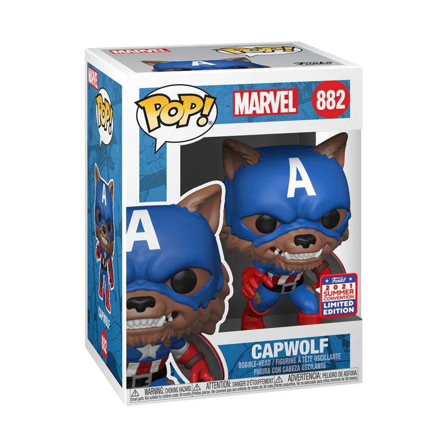 Captain America - Capwolf YR Of The Shield SDCC '21 US Exc. Funko Pop! Vinyl 882 — Inacoma 3 Captain America - Capwolf YR Of The Shield SDCC '21 US Exc. Funko Pop! Vinyl 882 — Inacoma