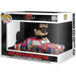 U2 - Bono With Achtung Baby Car Funko Pop! Ride 293 — Inacoma