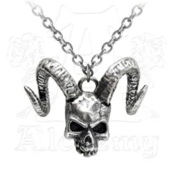 Alchemy Skull Of Azrael Pendant — Inacoma