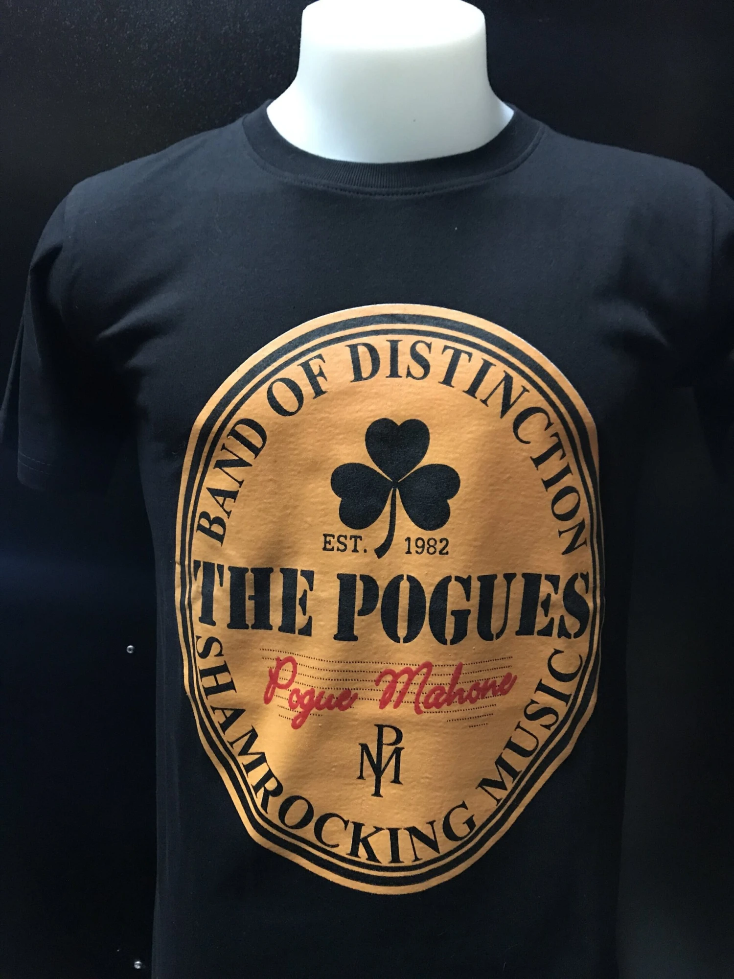 THE POGUES - BAND OF DESTRUCTION T SHIRT — Inacoma 3 THE POGUES - BAND OF DESTRUCTION T SHIRT — Inacoma