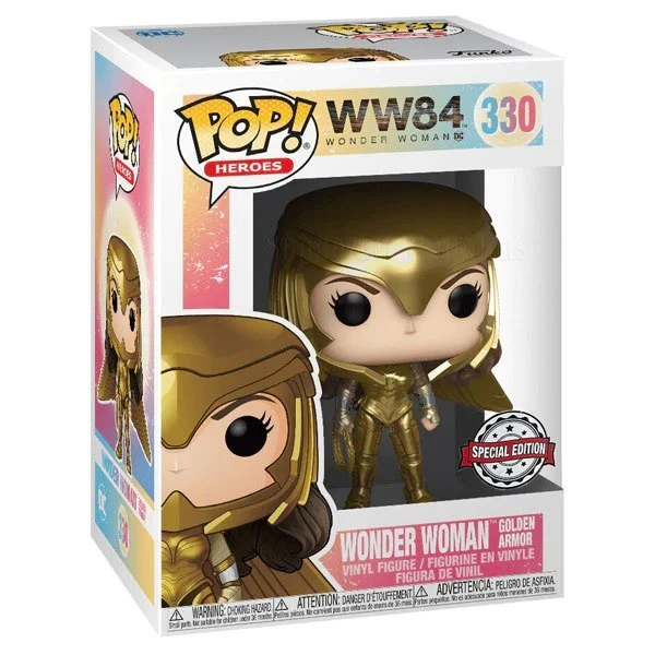 Wonder Woman: 1984 - Wonder Woman Gold Wide Wing Pose US Exc. Funko Pop! Vinyl 330 — Inacoma 3 Wonder Woman: 1984 - Wonder Woman Gold Wide Wing Pose US Exc. Funko Pop! Vinyl 330 — Inacoma