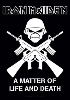 IRON MAIDEN TEXTILE POSTER - MATTER OF LIFE — Inacoma
