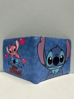 Lilo & Stitch - PULeather Men’s Kid’s Wallet Card Holder — Inacoma