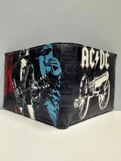 ACDC - PULeather Menβs Kidβs Wallet Card Holder β Inacoma
