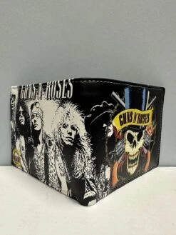 Gun 'N Roses - PULeather Men’s Kid’s Wallet Card Holder — Inacoma