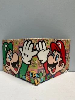 Super Mario Brothers - PULeather Men’s Kid’s Wallet Card Holder — Inacoma