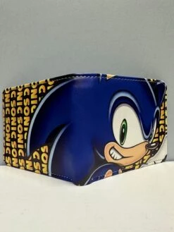Sonic - Video Game PULeather Men’s Kid’s Wallet Card Holder — Inacoma