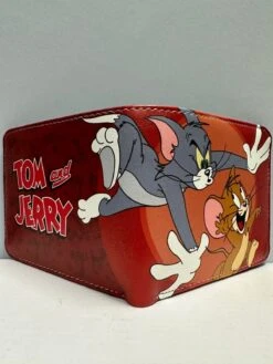Tom & Jerry - PULeather Men’s Kid’s Wallet Card Holder — Inacoma