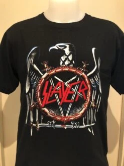 SLAYER - LOGO CREST T SHIRT — Inacoma