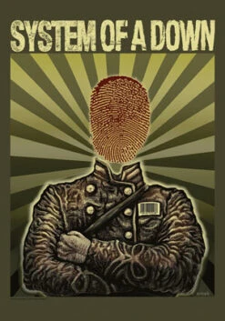 SYSTEM OF A DOWN TEXTILE POSTER - SOLDIER — Inacoma